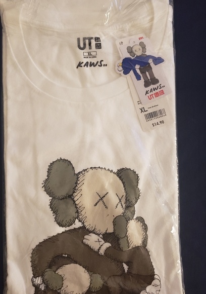 KAWS x Uniqlo UT Clean Slate T-Shirt NWT - Picture 1 of 1